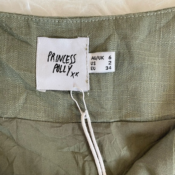 Princess Polly Khaki Wrap Skirt NWT! - Picture 7 of 11